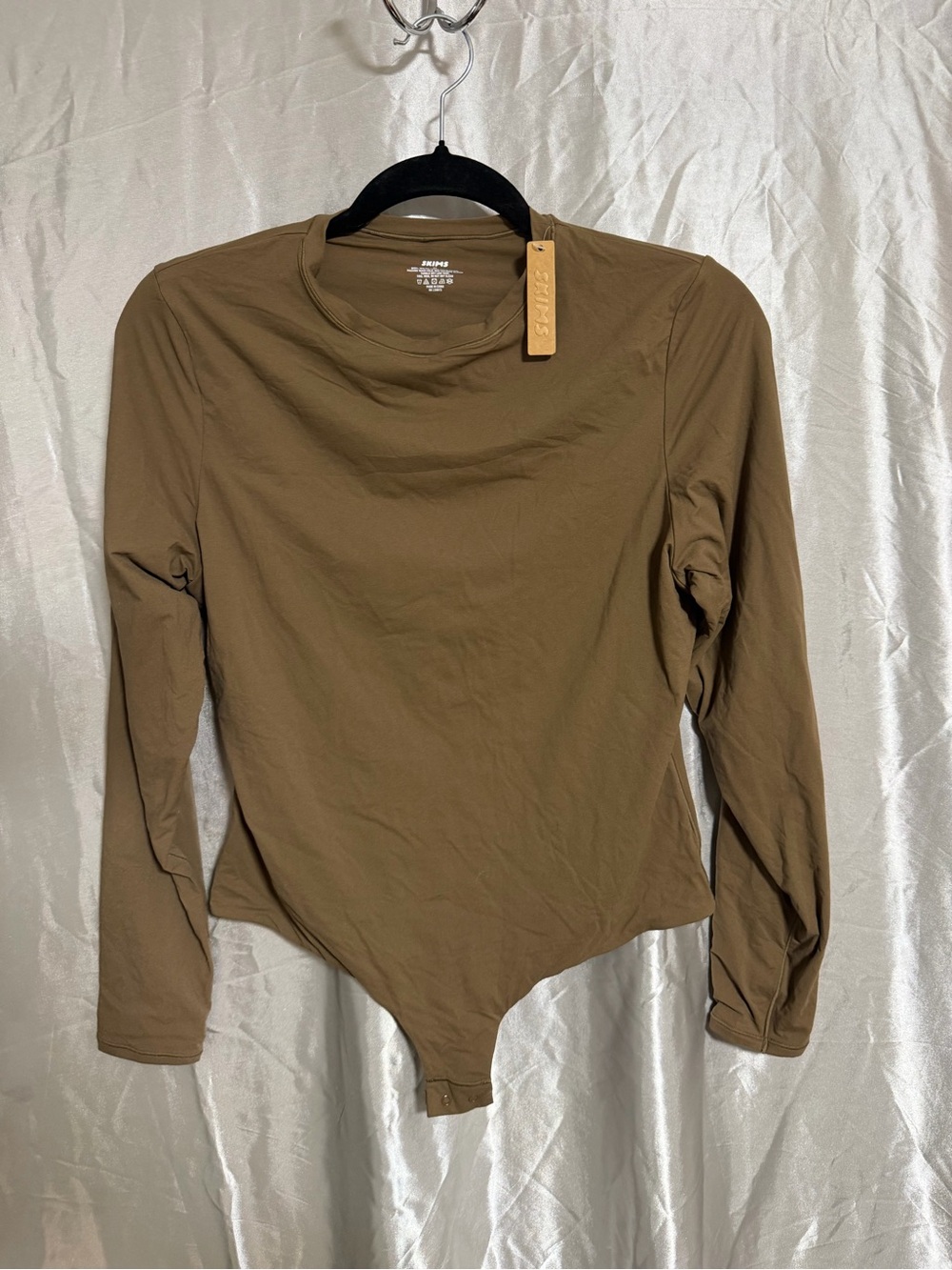 Skims Fits Everybody Long Sleeve Crewneck Bodysuit Size 2XL